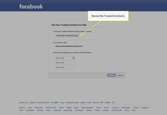 Cara Melihat Email Fb Yang Lupa