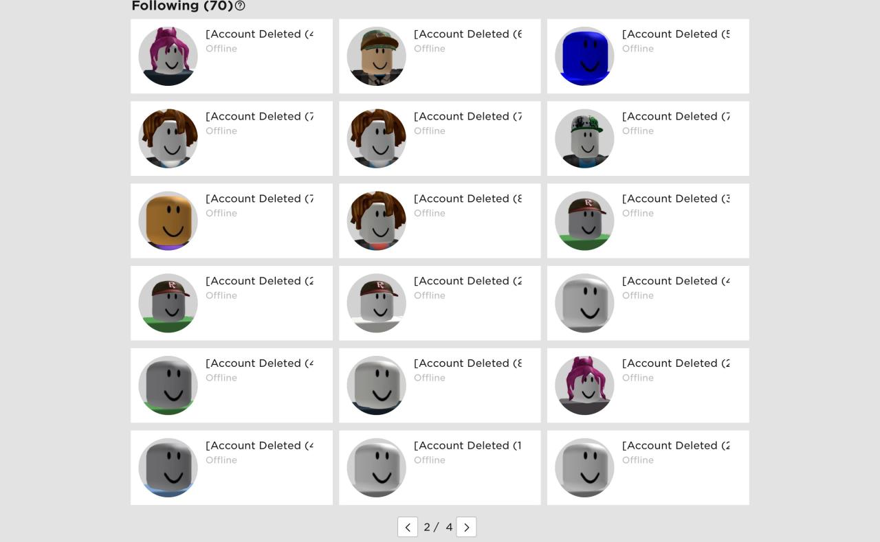 Roblox usernames accounts