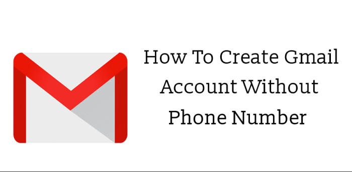 Gmail account number without phone create mobile