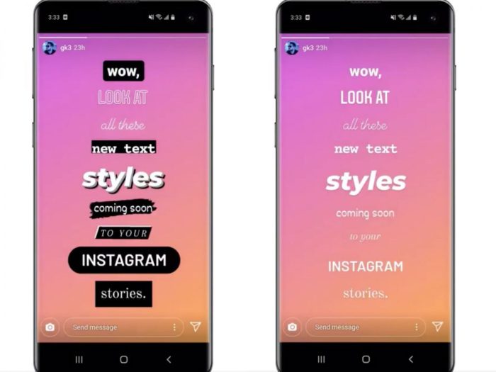 Nama Font Instagram Story Iphone