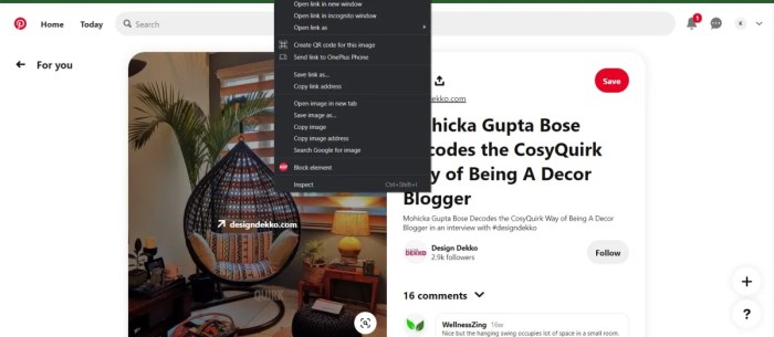 Cara Menyimpan Foto Dan Video Dari Pinterest Ke Galeri