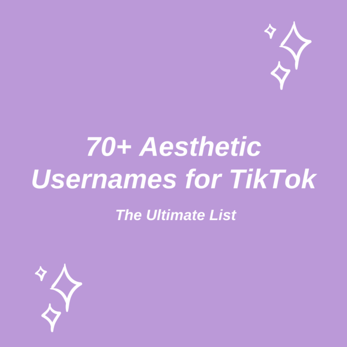 Nama Aesthetic Tiktok Untuk Perempuan