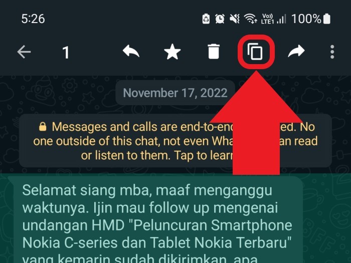 Cara Copy Chat Whatsapp Dengan Tanggal