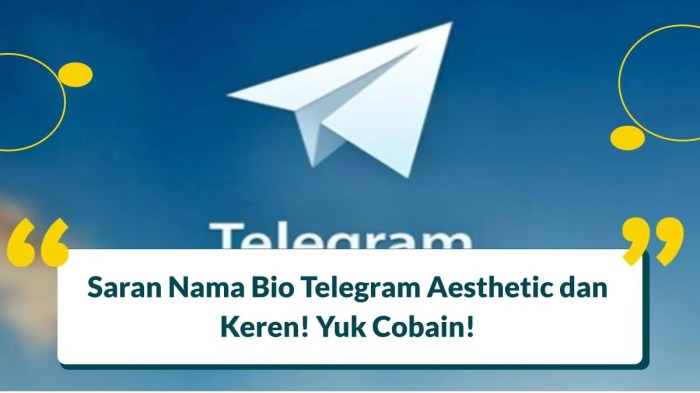 Bio Telegram Aesthetic Bahasa Inggris